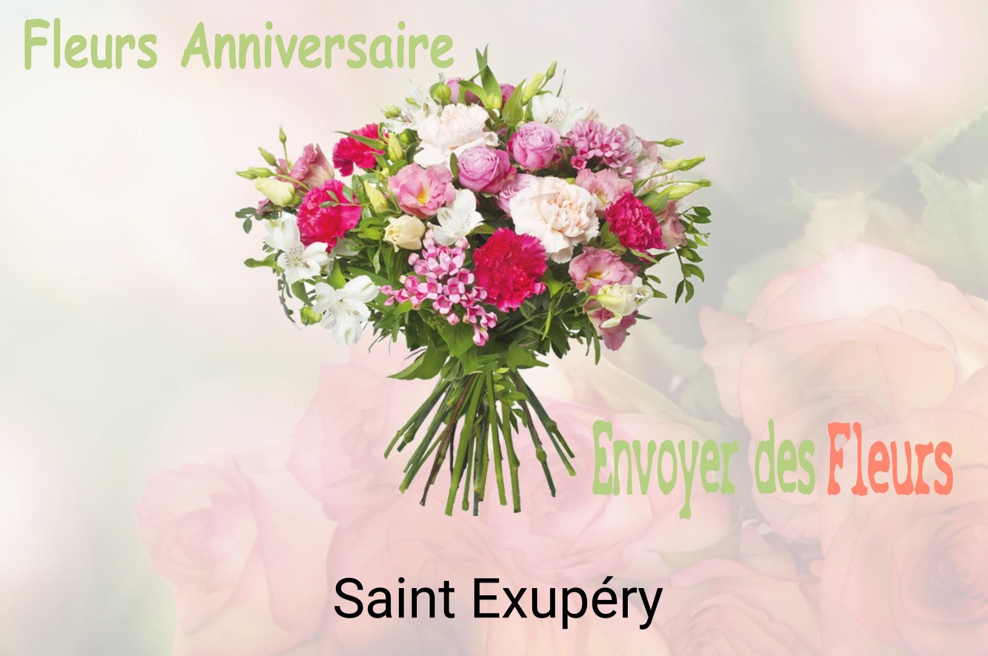 Bouquet de fleurs d’anniversaire livré à Saint-Exupéry