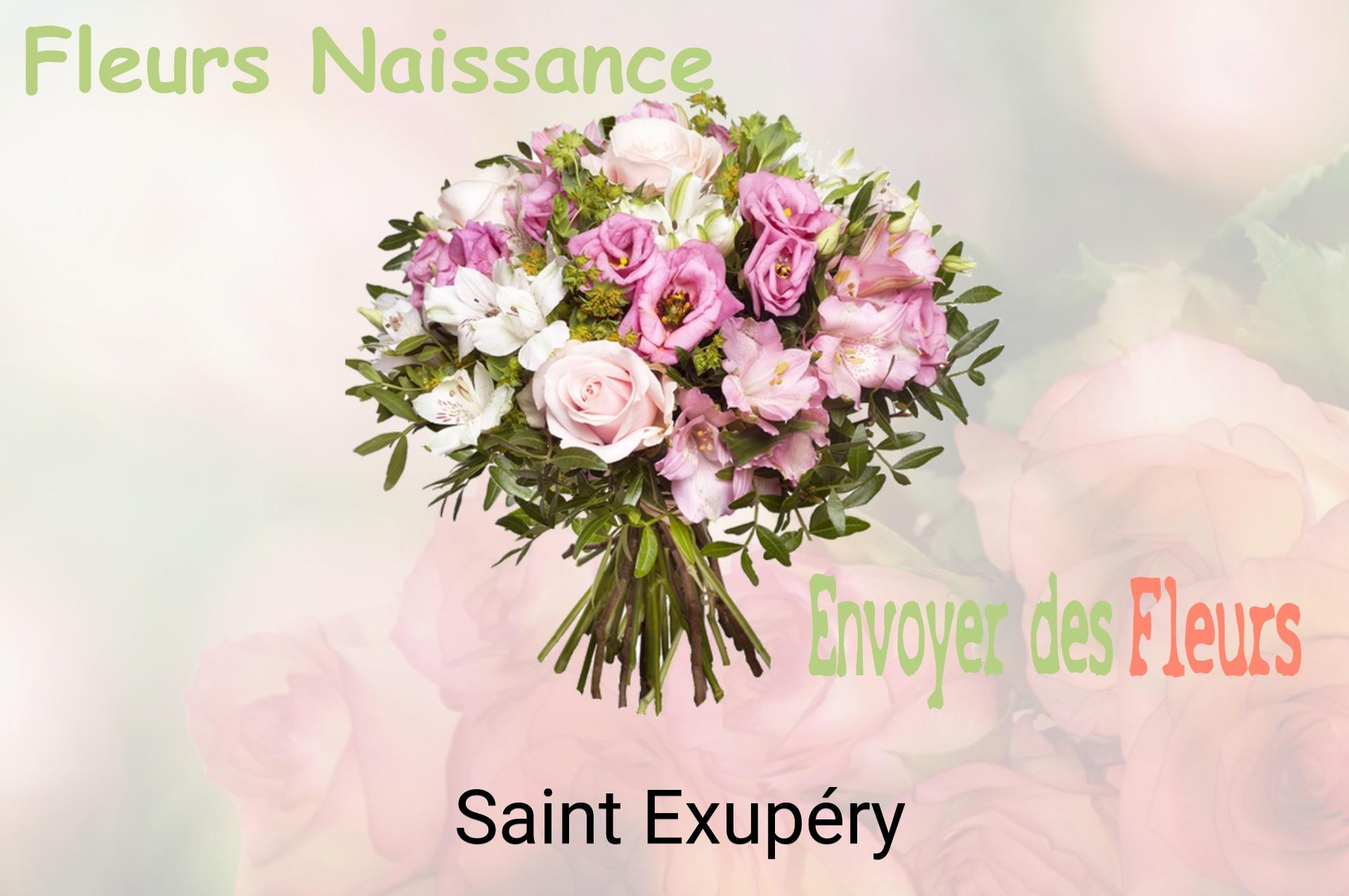 Bouquet de fleurs de naissance livré à Saint-Exupéry